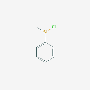 molecular formula C7H8ClSi B157863 Chloromethylphenylsilane CAS No. 1631-82-9