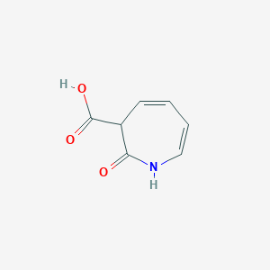 molecular formula C7H7NO3 B157864 1H-Azepine-3-carboxylicacid,2,3-dihydro-2-oxo-(9CI) CAS No. 134050-77-4