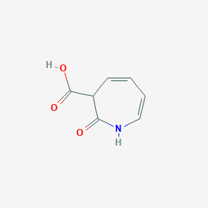 molecular formula C7H7NO3 B157864 2-Oxo-1,3-dihydroazepine-3-carboxylic acid CAS No. 134050-77-4
