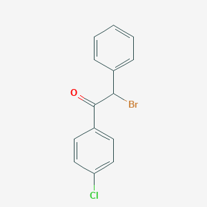 molecular formula C14H10BrClO B157867 2-溴-1-(4-氯苯基)-2-苯基乙酮 CAS No. 1889-78-7