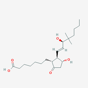molecular formula C22H38O5 B157875 16,16-dimethyl-PGE1 CAS No. 41692-15-3