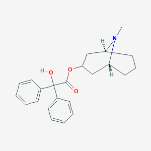 molecular formula C23H27NO3 B157880 (9-Methyl-9-azabicyclo[3.3.1]nonan-3-yl) 2-hydroxy-2,2-diphenylacetate CAS No. 1927-12-4