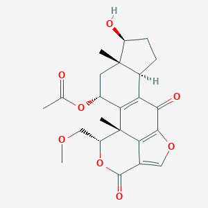 molecular formula C23H26O8 B157882 17-Hydroxywortmannin CAS No. 58053-83-1