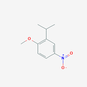molecular formula C10H13NO3 B157884 2-Isopropyl-1-methoxy-4-nitrobenzene CAS No. 1706-81-6