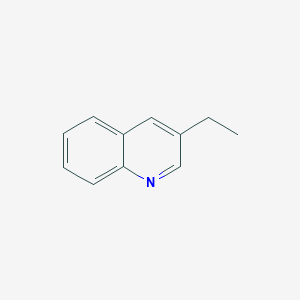 molecular formula C11H11N B157896 3-Ethylquinoline CAS No. 1873-54-7