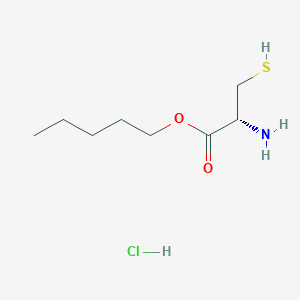  B1578965 L-Cysteine n-amylester hydrochloride 