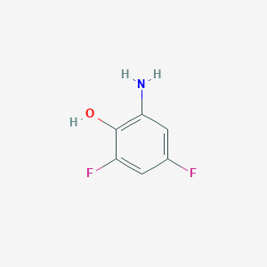 molecular formula C6H5F2NO B157901 2-Amino-4,6-difluorophenol CAS No. 133788-83-7