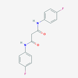 molecular formula C15H12F2N2O2 B157904 N,N'-bis(4-fluorophenyl)propanediamide CAS No. 1677-29-8