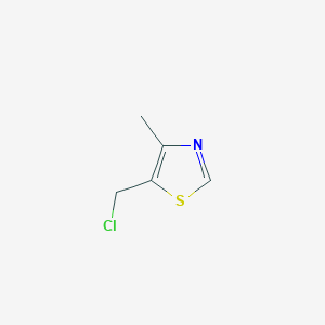 molecular formula C5H6ClNS B157920 5-(Chloromethyl)-4-methyl-1,3-thiazole CAS No. 10014-52-5