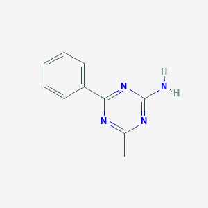 molecular formula C10H10N4 B157921 2-Amino-4-methyl-6-phenyl-1,3,5-triazine CAS No. 1853-91-4