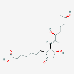 molecular formula C20H34O6 B157922 19(R)-hydroxy Prostaglandin E1 CAS No. 64625-55-4