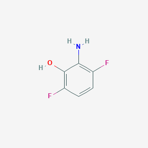molecular formula C6H5F2NO B157937 2-Amino-3,6-difluorophenol CAS No. 139548-98-4