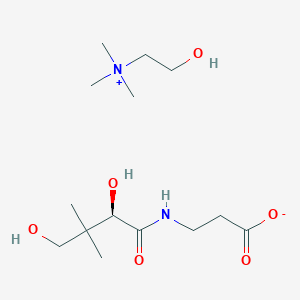 molecular formula C14H30N2O6 B157948 choline pantothenate CAS No. 10030-88-3