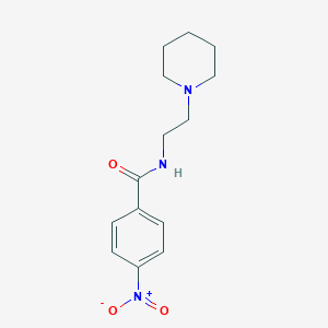 4-Nitro-N-(2-(piperidin-1-yl)ethyl)benzamide