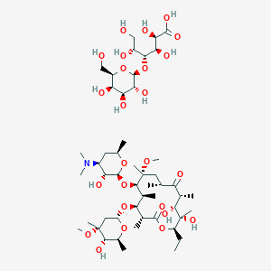 molecular formula C50H89NO24 B157967 Clarithromycin lactobionate CAS No. 135326-55-5