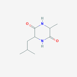molecular formula C9H16N2O2 B157972 Cyclo(Leu-Ala) 