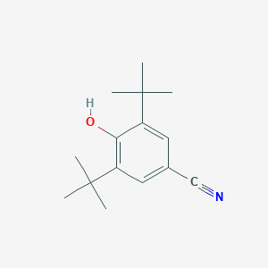 molecular formula C15H21NO B157987 3,5-Di-tert-butyl-4-hydroxybenzonitrile CAS No. 1988-88-1