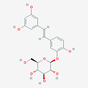 molecular formula C20H22O9 B157992 Piceatannol 3'-O-glucoside CAS No. 94356-26-0