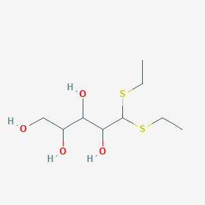 molecular formula C9H20O4S2 B157999 Diethylmercaptal-D-arabinose CAS No. 1941-50-0