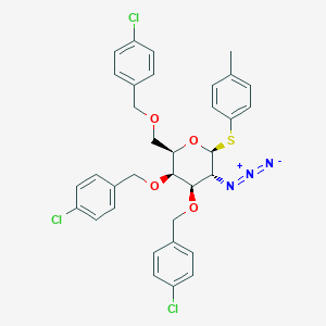 4-Methylphenyl 2-azido-3,4,6-tri-O-(4-chlorobenzyl)-2-deoxy-b-D-thiogalactopyranoside