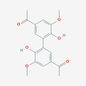 molecular formula C18H18O6 B158019 Diapocynin CAS No. 29799-22-2