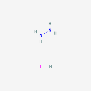 molecular formula H5IN2 B158020 Hydrazine, monohydriodide CAS No. 10039-55-1