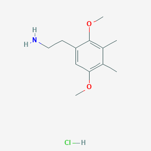 molecular formula C12H20ClNO2 B158026 2C-G (hydrochloride) CAS No. 327175-14-4