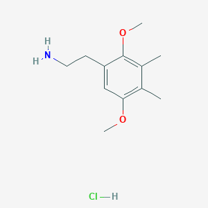 molecular formula C12H20ClNO2 B158026 2,5-Dimethoxy-3,4-dimethylphenethylamine hydrochloride CAS No. 327175-14-4