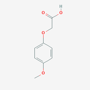 molecular formula C9H10O4 B158029 2-(4-Methoxyphenoxy)acetic acid CAS No. 1877-75-4
