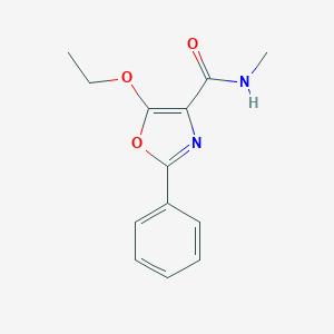 molecular formula C13H14N2O3 B158039 5-Ethoxy-N-methyl-2-phenyloxazole-4-carboxamide CAS No. 128242-89-7