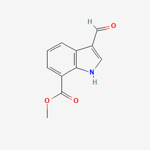 methyl 3-formyl-1H-indole-7-carboxylate
