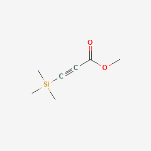 molecular formula C7H12O2Si B1580413 甲基（三甲基甲硅烷基）丙炔酸酯 CAS No. 42201-71-8