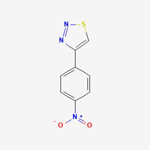 molecular formula C8H5N3O2S B1580414 4-(4-Nitrophenyl)-1,2,3-thiadiazole CAS No. 82894-98-2