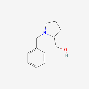 molecular formula C12H17NO B1580416 (1-苄基吡咯烷-2-基)甲醇 CAS No. 67131-44-6