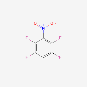 molecular formula C6HF4NO2 B1580417 1,2,4,5-Tetrafluoro-3-nitrobenzene CAS No. 6257-03-0