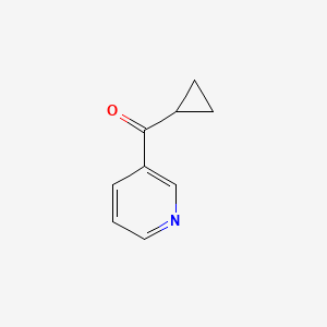 molecular formula C9H9NO B1580418 Cyclopropyl(3-pyridinyl)methanone CAS No. 24966-13-0