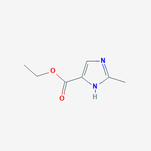 molecular formula C7H10N2O2 B1580420 Ethyl 2-methyl-1H-imidazole-4-carboxylate CAS No. 87326-25-8