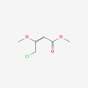 molecular formula C6H9ClO3 B1580424 Methyl (E)-4-chloro-3-methoxy-2-butenoate CAS No. 85153-60-2