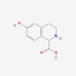 molecular formula C10H11NO3 B1580426 6-Hydroxy-1,2,3,4-tetrahydroisoquinoline-1-carboxylic acid CAS No. 91523-50-1