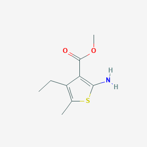 molecular formula C9H13NO2S B1580432 2-氨基-4-乙基-5-甲硫代苯并噻吩-3-羧酸甲酯 CAS No. 4815-25-2