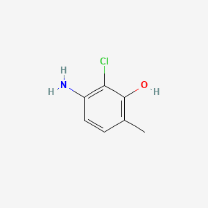 molecular formula C7H8ClNO B1580436 5-氨基-6-氯-邻甲酚 CAS No. 84540-50-1