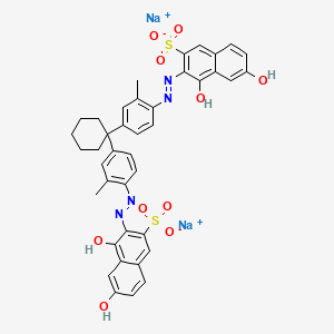 molecular formula C40H34N4Na2O10S2 B1580439 C.I. Acid red 154 CAS No. 6507-79-5