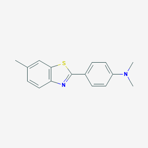 Benzenamine, N,N-dimethyl-4-(6-methyl-2-benzothiazolyl)-