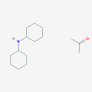 molecular formula C15H29NO B1580444 N-cyclohexylcyclohexanamine;propan-2-one CAS No. 68412-48-6