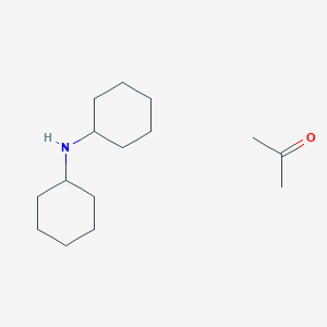 molecular formula C15H29NO B1580444 2-Propanone, reaction products with diphenylamine CAS No. 68412-48-6