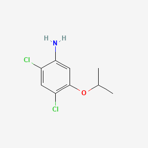 molecular formula C9H11Cl2NO B1580495 2,4-Dichloro-5-isopropoxyaniline CAS No. 41200-96-8