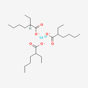 molecular formula C24H45LaO6 B1580500 Lanthanum tris(2-ethylhexanoate) CAS No. 67816-09-5