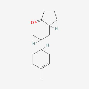 molecular formula C15H24O B1580507 2-(2-(4-Methyl-3-cyclohexen-1-yl)propyl)cyclopentanone CAS No. 95962-14-4