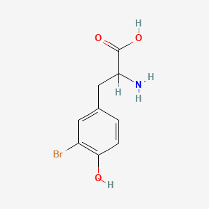 molecular formula C9H10BrNO3 B1580512 3-溴酪氨酸 CAS No. 54788-30-6