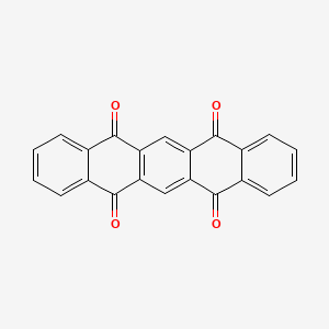 molecular formula C22H10O4 B1580515 5,7,12,14-并五苯四酮 CAS No. 23912-79-0